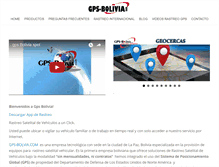 Tablet Screenshot of gps-bolivia.com
